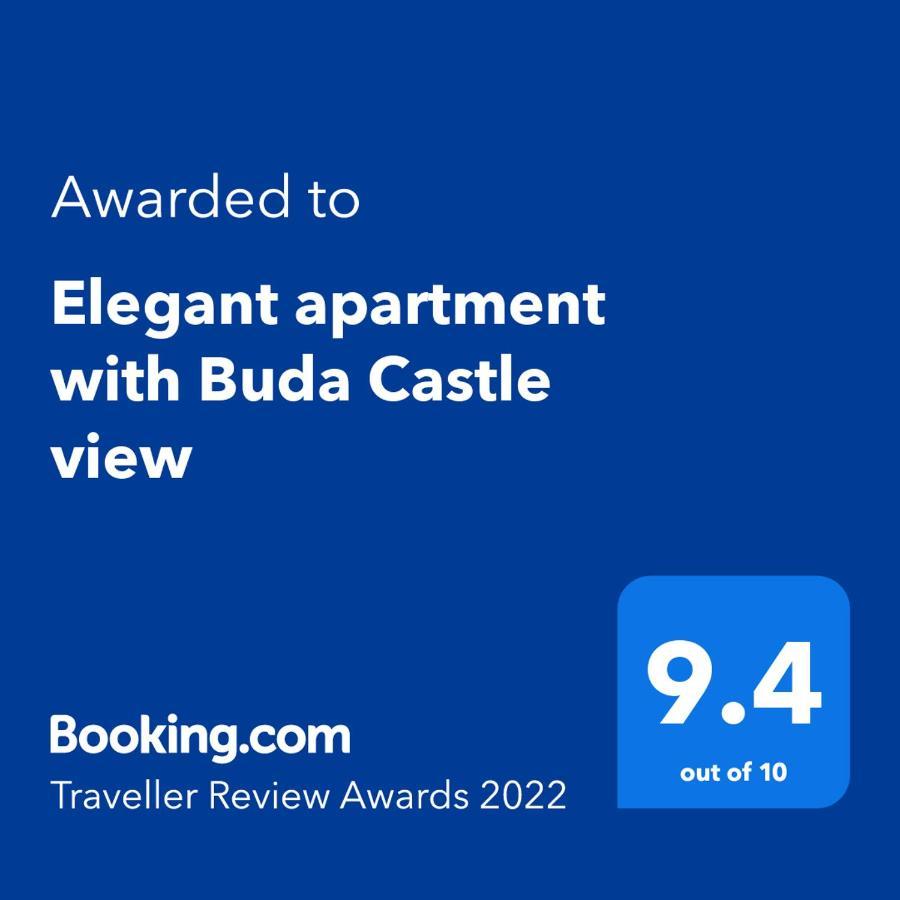 Elegant Apartment With Buda Castle View Budapest Eksteriør billede